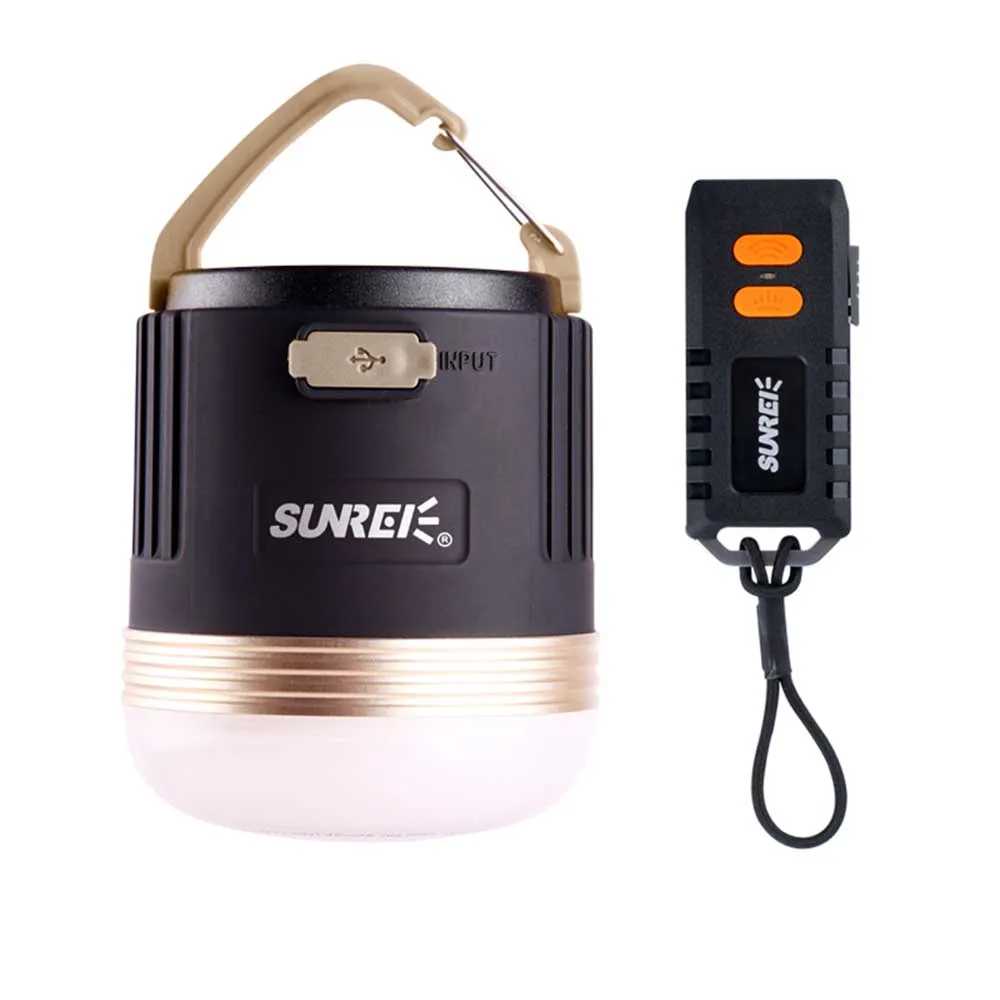 Camping Lights Camping Lamp Solar Lantern SUNREE CC3 CC5 Camping Lantern 840 Lumens LED USB Rechargeable 9900mAH Battery