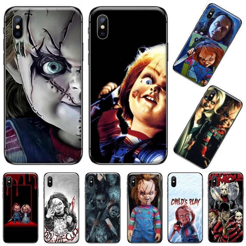 iphone 7 cover CHUCKY HORROR CHURSE OF CHUCKY CHILDS PLAY MOVIE Bling Cute Phone Case For iphone 5 5s 5c se 6 6s 7 8 plus x xs xr 11 pro max lifeproof case iphone 8