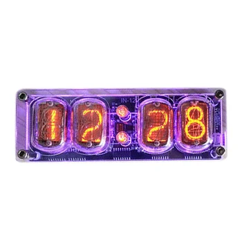 

4-Bit Glow Tube Clock Nixie Clock Led Backlight F/ In-12A In-12B(Led Backlight)