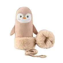 Модные зимние теплые перчатки с героями мультфильмов, теплые плотные варежки, Зимние перчатки для катания на лыжах, ветрозащитные перчатки