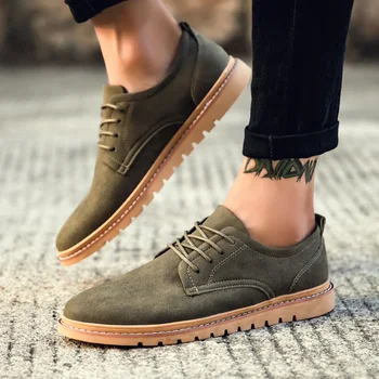 

Fashion Summer Style Soft Moccasins Men Loafers High Quality suede Leather Shoes Men outdoor Flats Gommino breathable Shoes men
