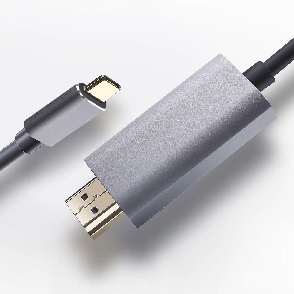 Кабель PCER USB C HDMI 4K Type Thunderbolt3 конвертер для MacBook Huawei Mate 30 адаптер|Кабели VGA| |