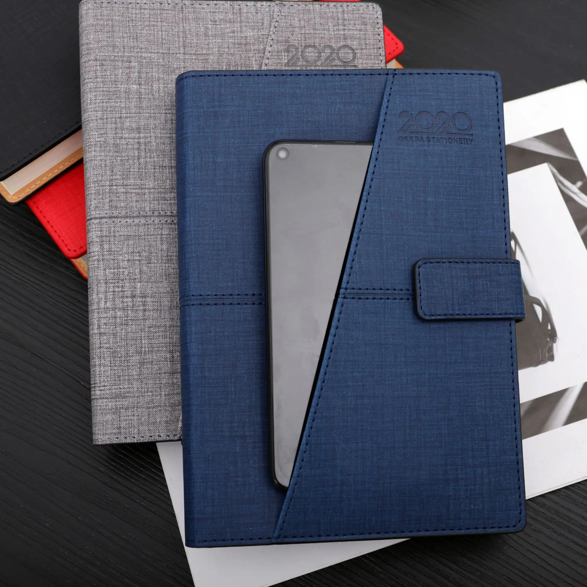 

2020 Calendar Notebook Business Laptop Planner Efficient Manual Day a Page Months Notebook
