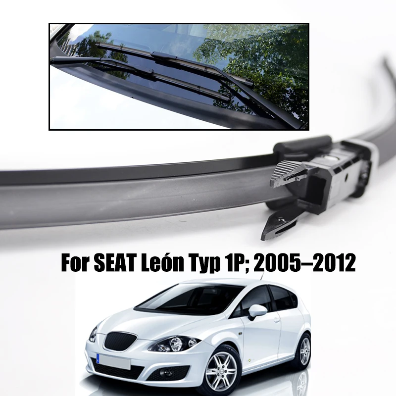 Misima подходит для Seat Leon Typ 1P 2005-2012 покрытие ветрового стекла стеклоочистителя 2006 2007 2008 2009 2010 лобового стекла стеклоочиститель лезвия