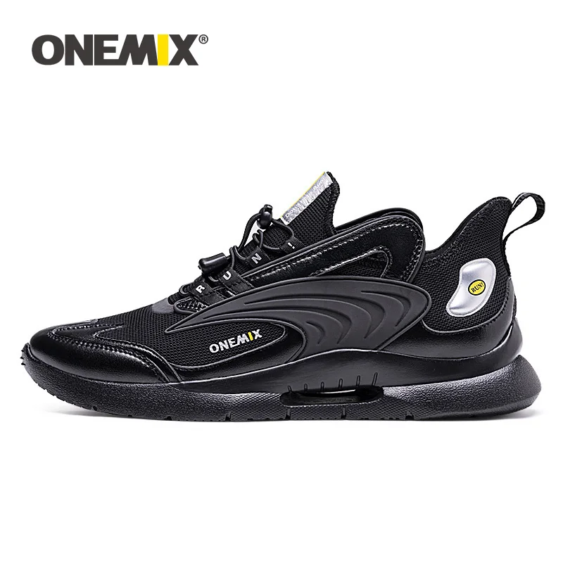 ONEMIX черные кроссовки zapatillas hombre кеды осень Для мужчин на открытом воздухе Светоотражающие для тенниса, ходьбы обувь Для женщин кроссовки