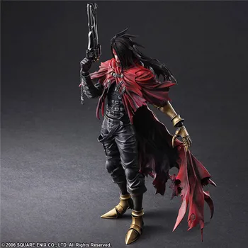 

27cm Final Fantasy 7 Vincent Valentine Joint movable action figure PVC toys collection doll anime cartoon model