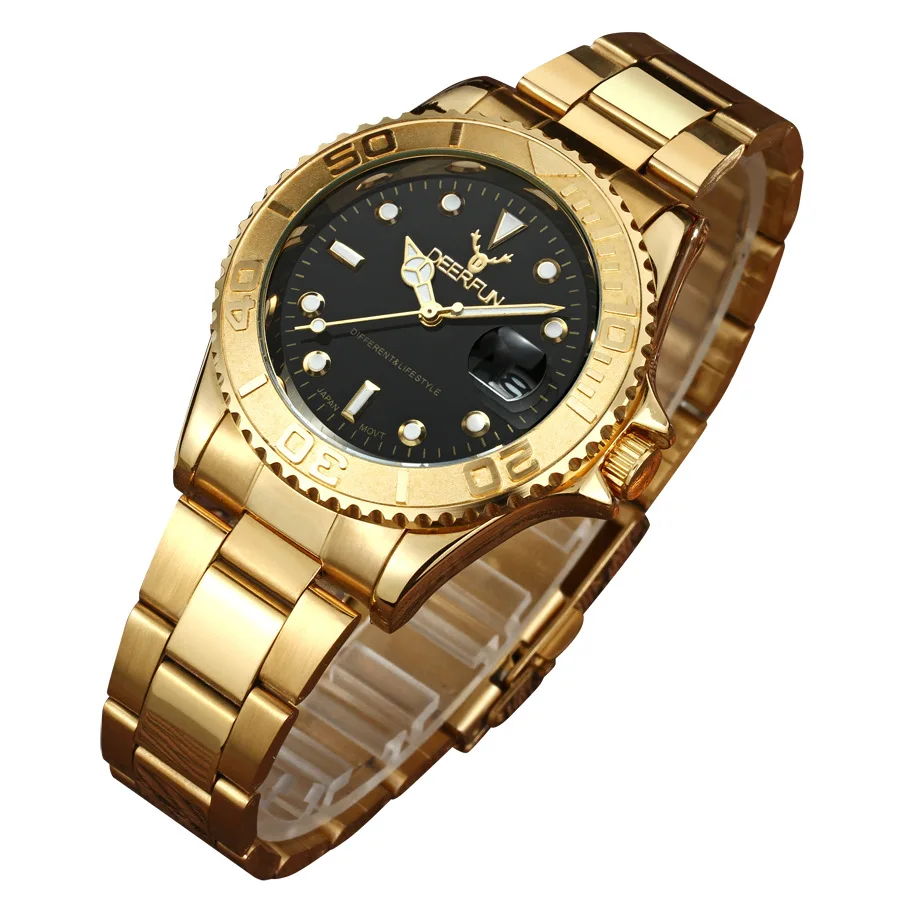 Серый Швейцарские oyster perpetual Rolexable Япония MIYOTA Кварцевые часы yacht Kelpie мужские часы водонепроницаемые с календарем relogio masculino - Цвет: Серый