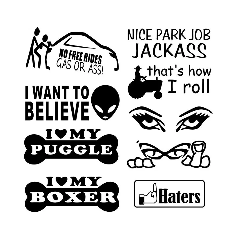 

Funny Car Stickers JDM Styling Window Bumper Decal Truck Fridge Waterproof