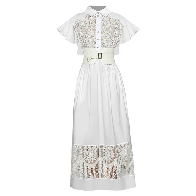 see through flower dress