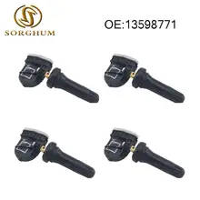 4 шт. автомобильные системы контроля давления в шинах TPMS Замена 13598771 подходит для Buick GMC Chevrolet