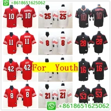 Молодежная Футболка Jimmy Garoppolo Vapor Joe Монтана маркиза Гудвин Рихард Шерман Ронни Лотт паром, не трогаемая Джерси