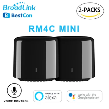 

BroadLink BestCon RM4C Mini Wi-Fi Smart Remote Voice Control with Google Home & Amazon Alexa Smart Home HUB WIFI IR Controller