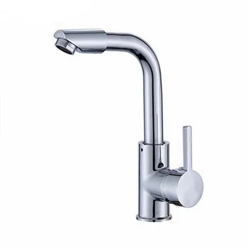 

Bathroom Faucet Hot and Cold Water Basin Household Faucet Single Hole Faucet with 1 Basin Mixer Add Water Pipes Dropshipping