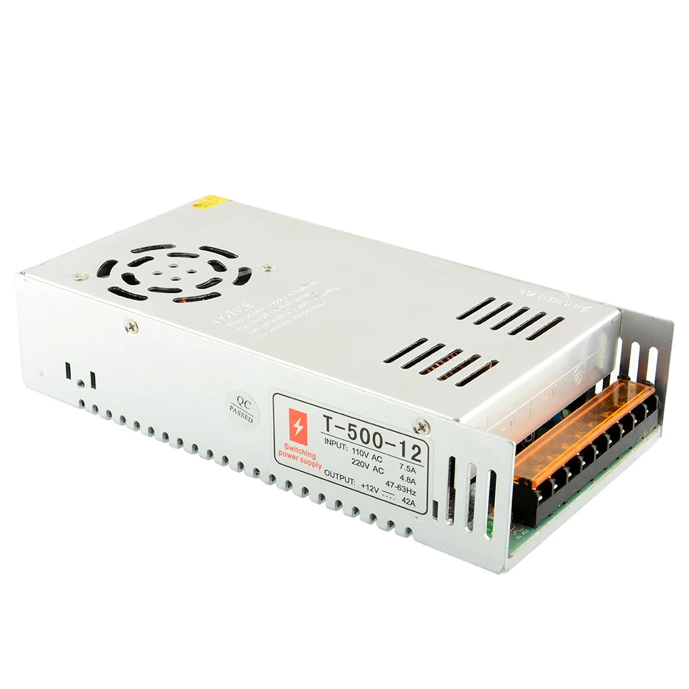 

Universal 12V 42A Regulated Switching Power Supply Converter for LED Strip