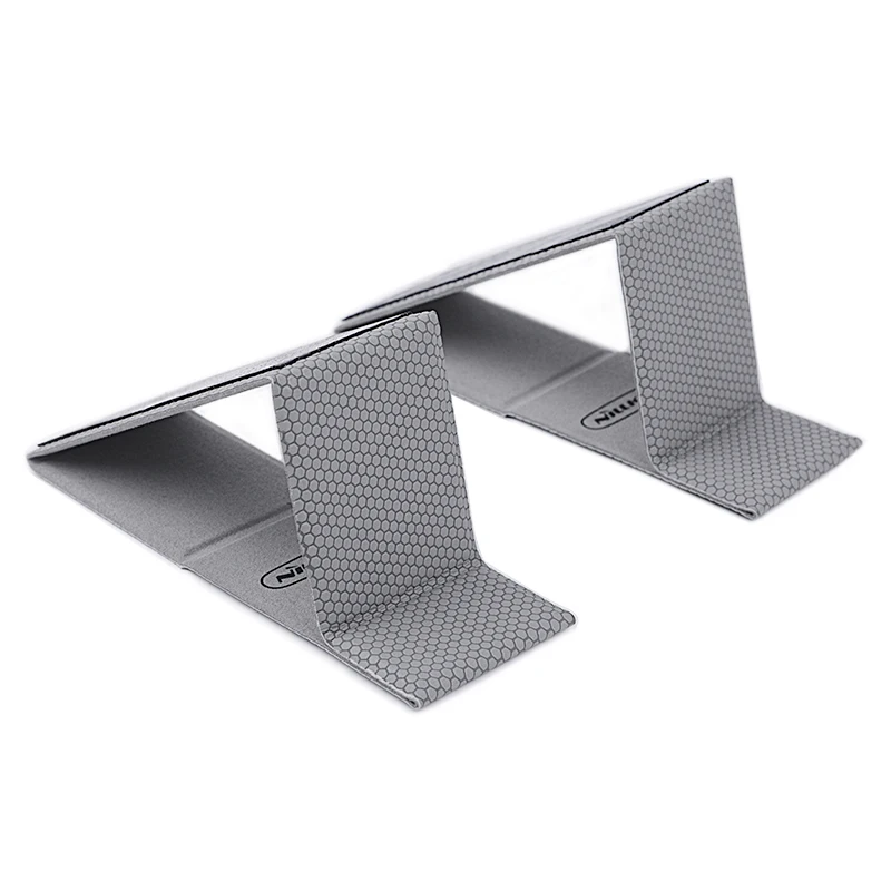Laptop Desktop Stand NILLKIN Portable Foldable Magnetic Bracket For NoteBook Tablet Desktop Holder Ultra Thin Detachable Stand - Color: mini grey