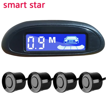 

Car Parktronic LED display radar 4 reversing radar sensitivity adjustable backup detection system backlight 2020 hot saling