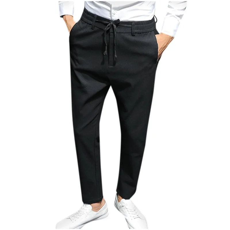 Cargo Pants Men New Autumn Winter Trousers Solid Business Casual Long Youth Pantalones Hombre Streetwear Joggers Sweatpants