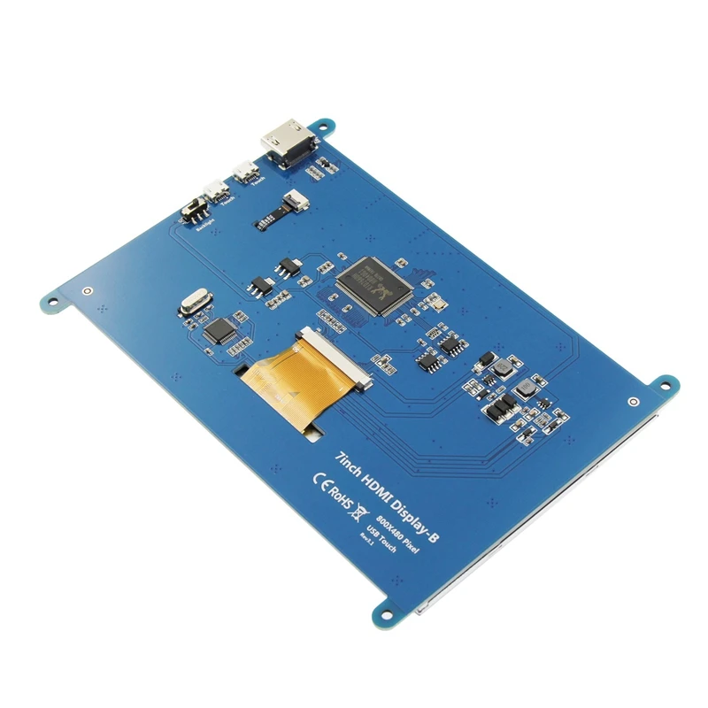 

New 7 Inch LCD HDMI Press Screen Display TFT LCD Panel Module 800x480 for Raspberry Pi 4B Raspberry Pi 3 Model B / B+