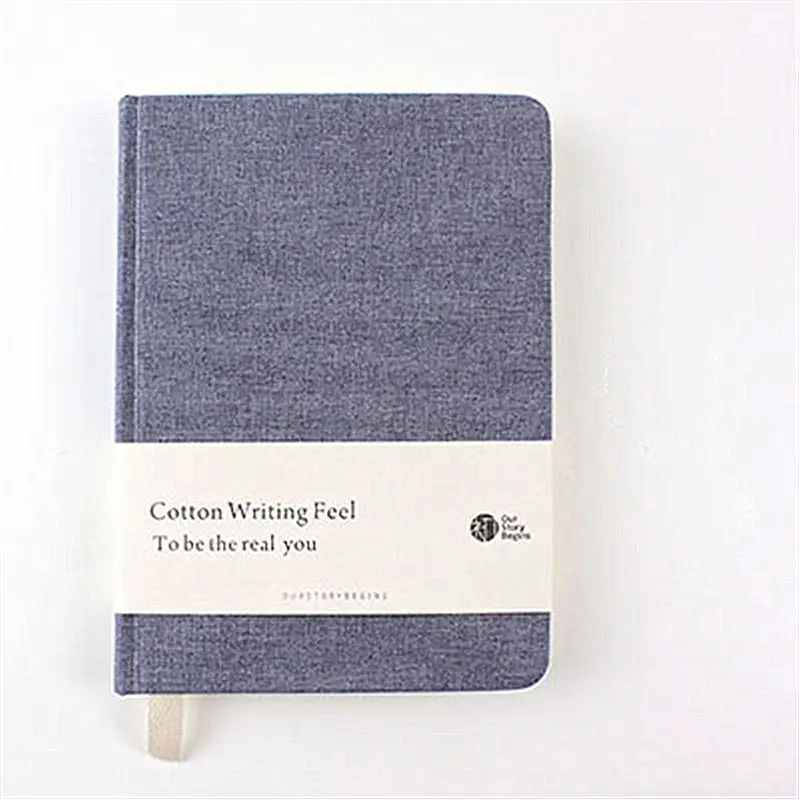 OUR-STORY-BEGINS Cotton Times Series A5 Blank Inner Page Original Notebook Hardcover Notepad - Цвет: B