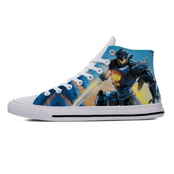 

Rim Movie Pacific Hot Cool Popular Funny Fashion Casual Canvas Shoes High Top Lightweight Breathable 3D Print Men women Sneakers