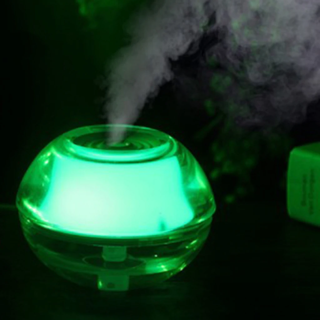 USB Powered Mini Humidifier Essential Oil Diffuser with LED Light Ultrasonic Air Humidifier Essential Oil Diffuser for Car Room