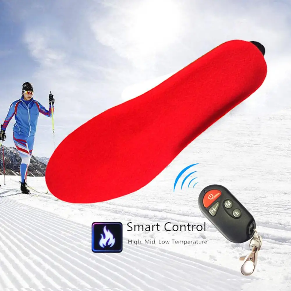 Нагревательные стельки usb зарядка теплые колодки Электрическое отопление стельки#4D18