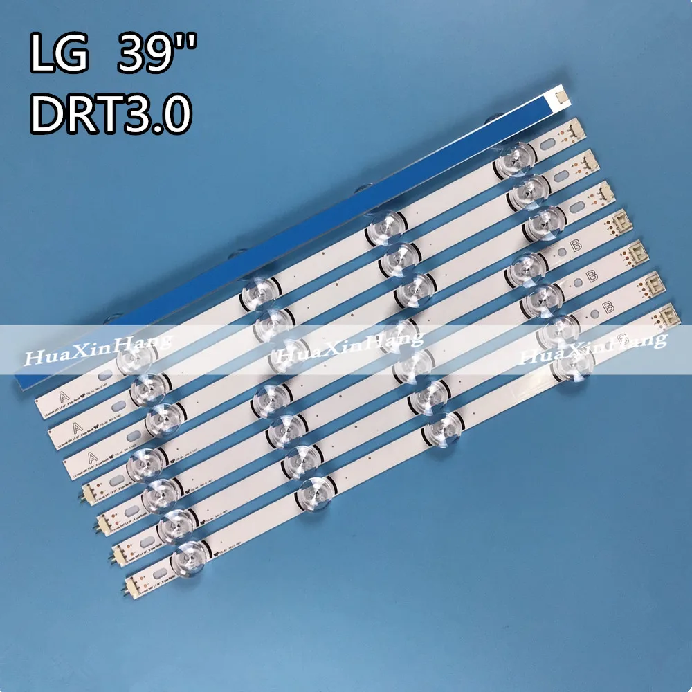 8 pieces/set LED backlight strip bar Replacement for 39 Inch TV 39LB561V 39LB5800 innotek DRT 3.0 39&quot-A DRT3.0 39&quot-B type 39LB |