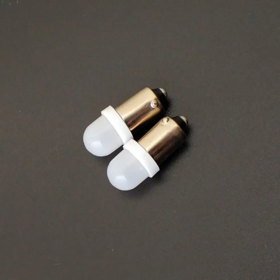 newest Free shipping ,BA9S 2 SMD 3528,LED bulb DC6.3v For pinball with Frosted cap hat Bulb Lamp game machine 6v photo