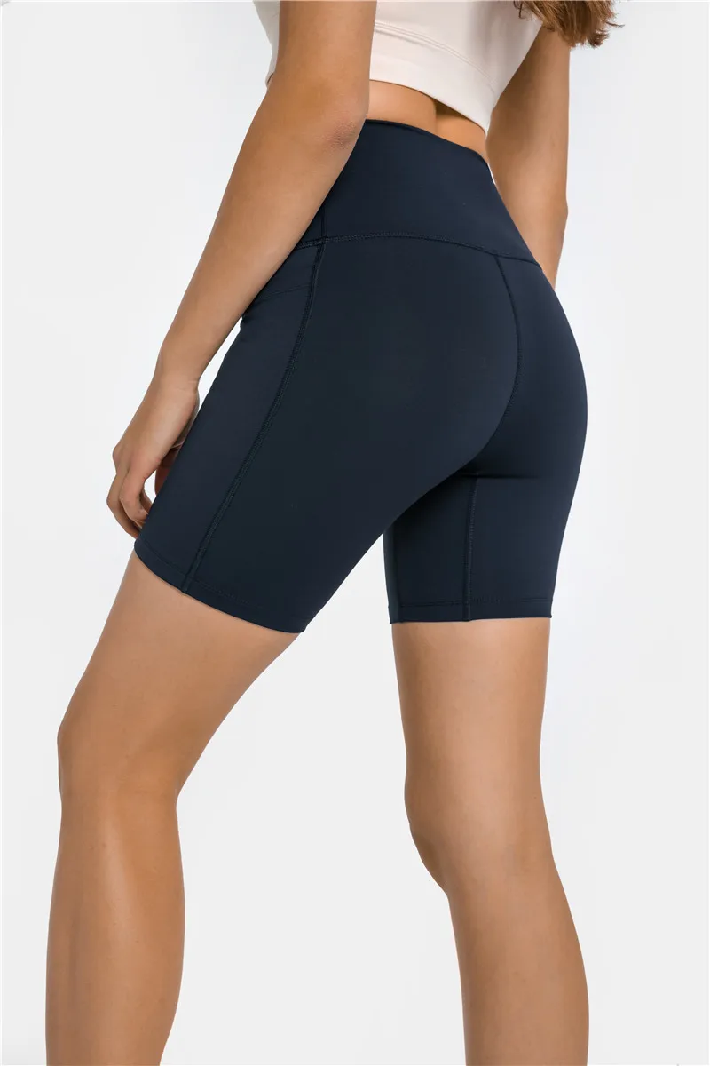 GearMeeUp Reset High Waist Side Pockets Shorts
