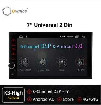 

Ownice K3 Android 9.0 8Core 2G RAM 16GB ROM Support 4G LTE SIM Network Car GPS ForToyota 2 din Universal car Radio dvd player