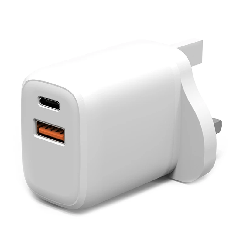 Quick Charge PD20W+QC3.0 Fast Charging Dual Port Charger For Mobile Phone Chargers UK Plug USB Adapter | Электроника