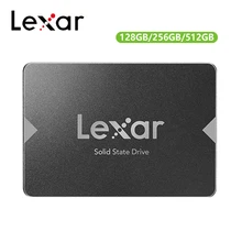 Lexar NS100 SSD 128 ГБ/256 ГБ/512 ГБ SATA III 2,5 дюймов Внутренний твердотельный накопитель на жестком диске HD 550 МБ/с. данных видео фото ПК