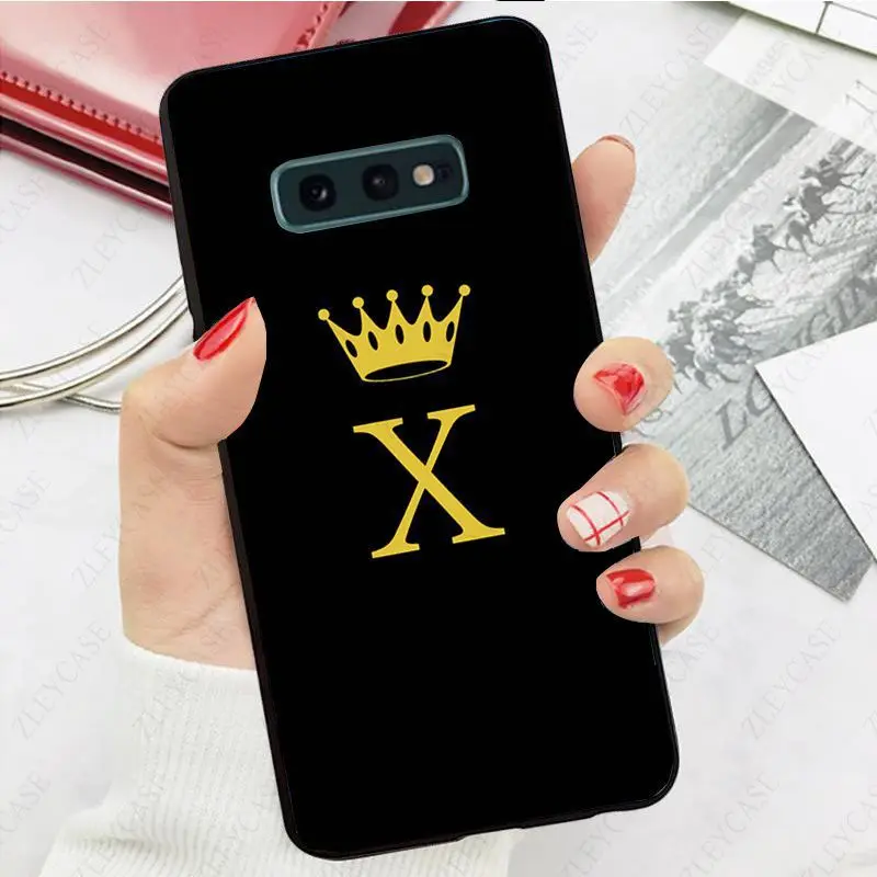Funny Gold Crown Letter