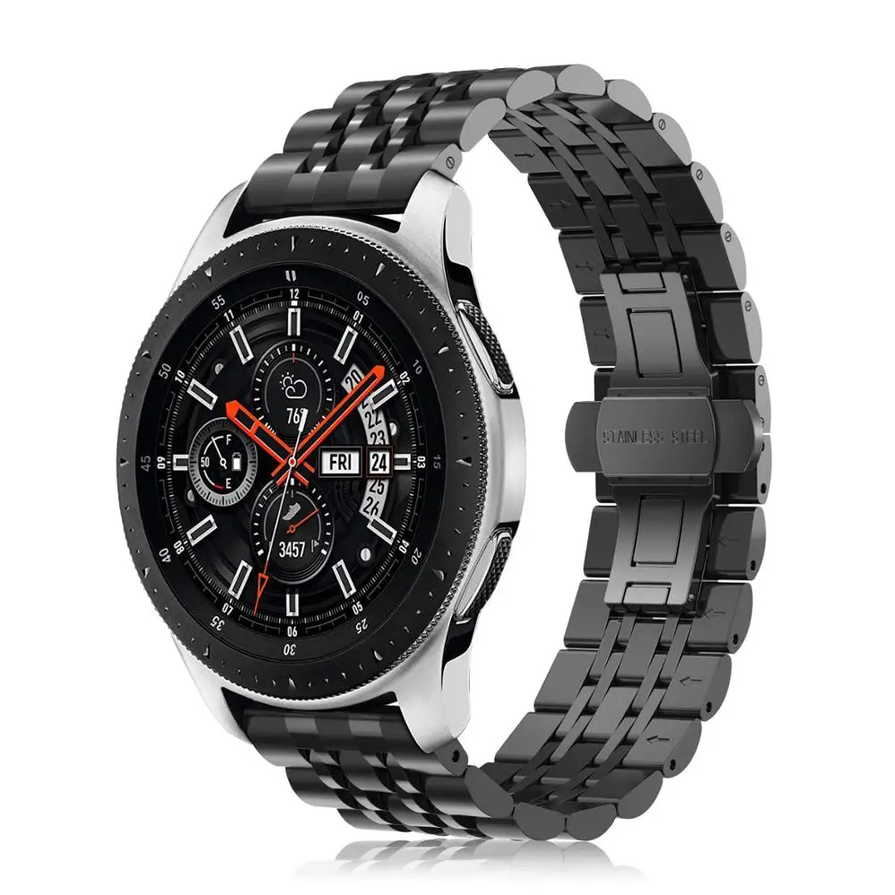 Ремешок из нержавеющей стали для samsung Galaxy watch 46 мм ремешок gear S3 Frontier Band 22 мм браслет huawei watch GT 2 ремешок gear S 3 46