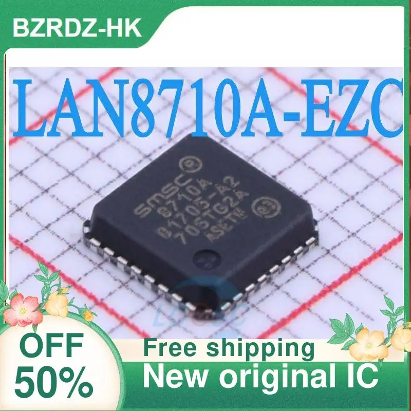 

10 шт. LAN8710A-EZC-TR QFN32 LAN8710A 8710A новый оригинальный IC