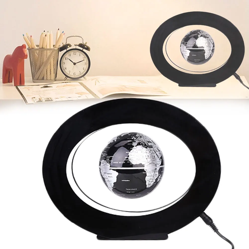 

LED Magnetic Levitation Floating Globe Lamp Decoration EU Plug 4 Inches