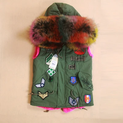 Мех tjy новинка зима высокое качество натуральный мех пальто для женщин veste femme натуральный мех жилет colete feminino chaquetas mujer - Цвет: 22