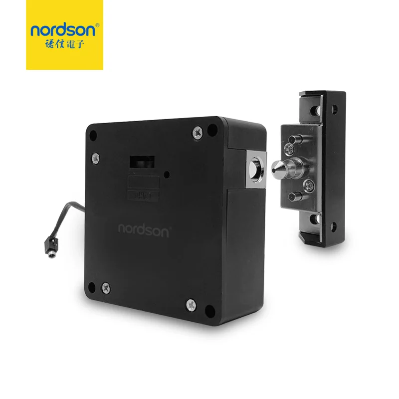 Nordson электронный Определитель частоты радиосигнала скрытый Болт шкаф фиксированный аккумулятор питание мебельный замок ящика дома для бассейна, тренажерного зала - Цвет: NI-16B-MF