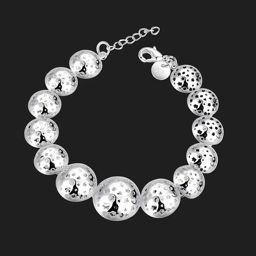 Европейский и американский полый Модный Круглый индивидуальный креативный браслет, полый браслет из бисера, подарок подруге