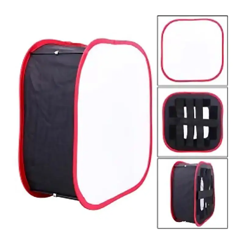 

Portable Collapsible Softbox 40x40cm Lighting Photography Softbox for Studio LED Light Panel for Yongnuo YN600 YN900