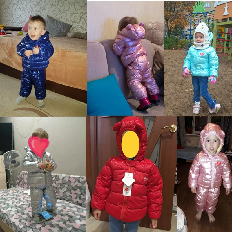 Осенне-зимние комплекты одежды для маленьких мальчиков и девочек Новинка года, комплекты одежды для мальчиков Детское пальто с капюшоном+ плотные штаны зимний комплект одежды для детей