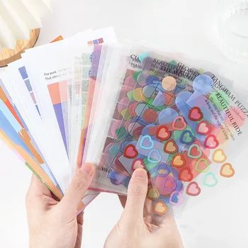 

30Sheet Color Temperature Series Stickers Bullet Journal Mobile Decoration Stickers Diary Scrapbooking Label Sticker Stationery