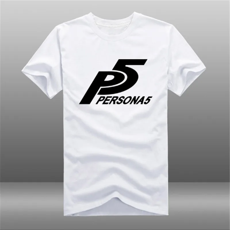 2white Игра Persona 5 Футболка Persona 5 футаба Сакура футболка P5 аниме короткий рукав хлопок футболка Ryuji Sakamoto Persona 5 Футболка - Цвет: 2white