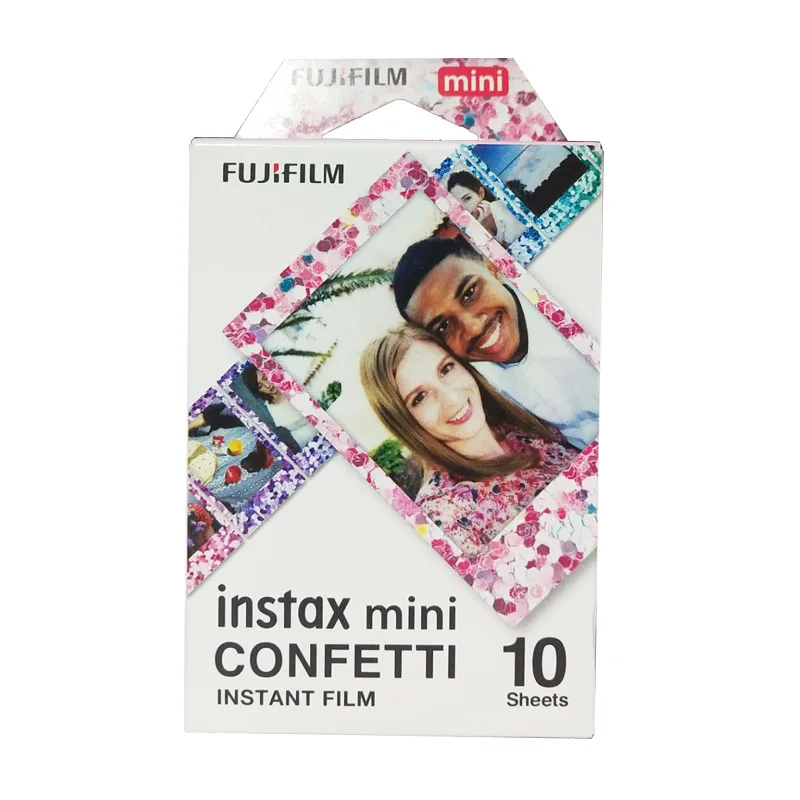 Оригинальная фотобумага fujifilm instax 10 листов мгновенная с цветными краями для Instant