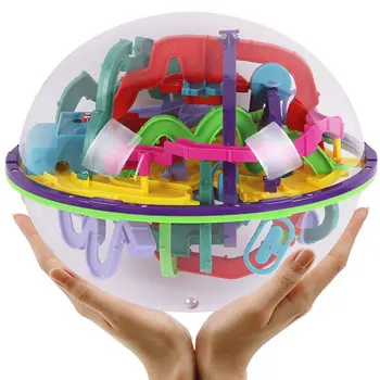 

Children Maze Ball 3D Magic Puzzle Game Flying Saucer Development with 299 Challenging Barriers Education Toy