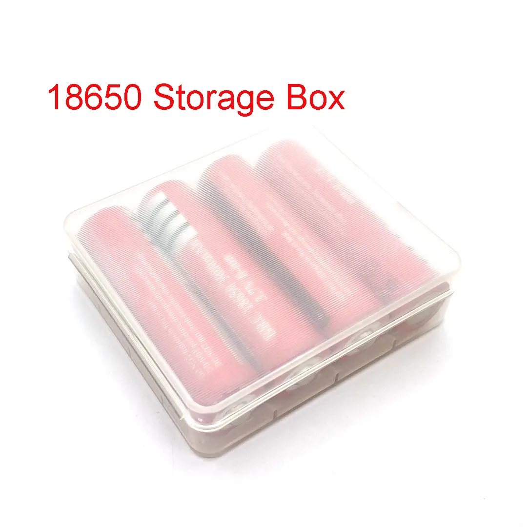 

Durable 18650 Battery Storage Box Hard Case Holder For 4x 18650 Rechargeable Battery Power Bank Plastic Cases