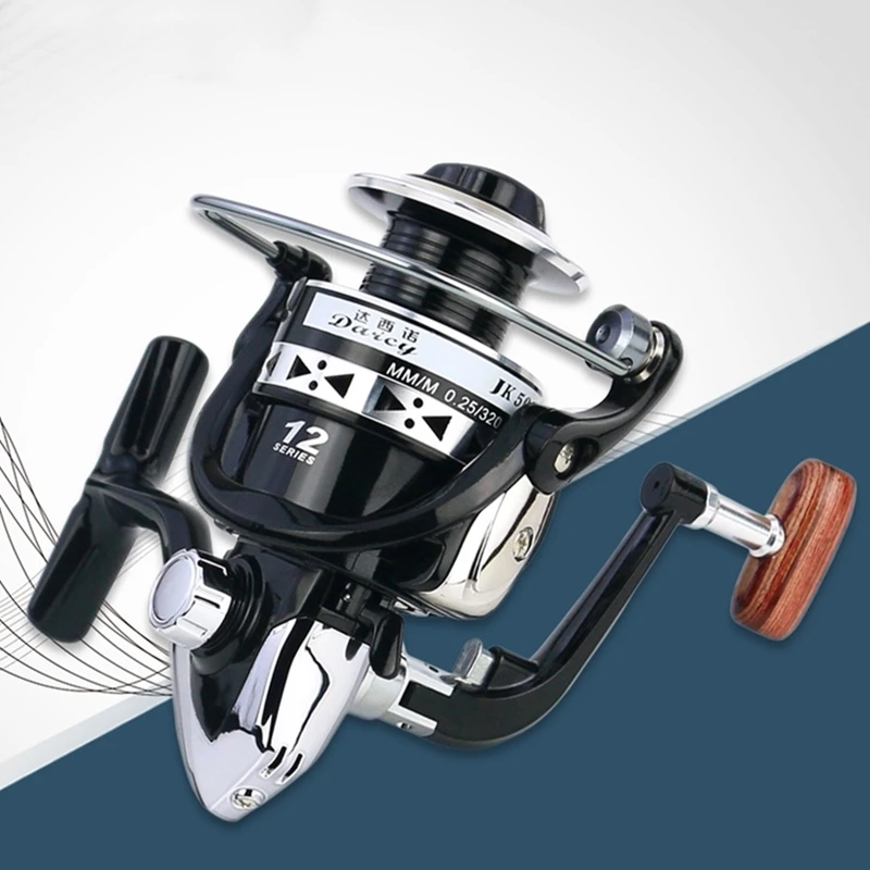 

Sea Fishing Reel Saltwater Spinning Reel Right Left Handle 8KG Max Drag 5.5:1 Spinning Fishing 1000-7000 Metal Spool Carp Reel