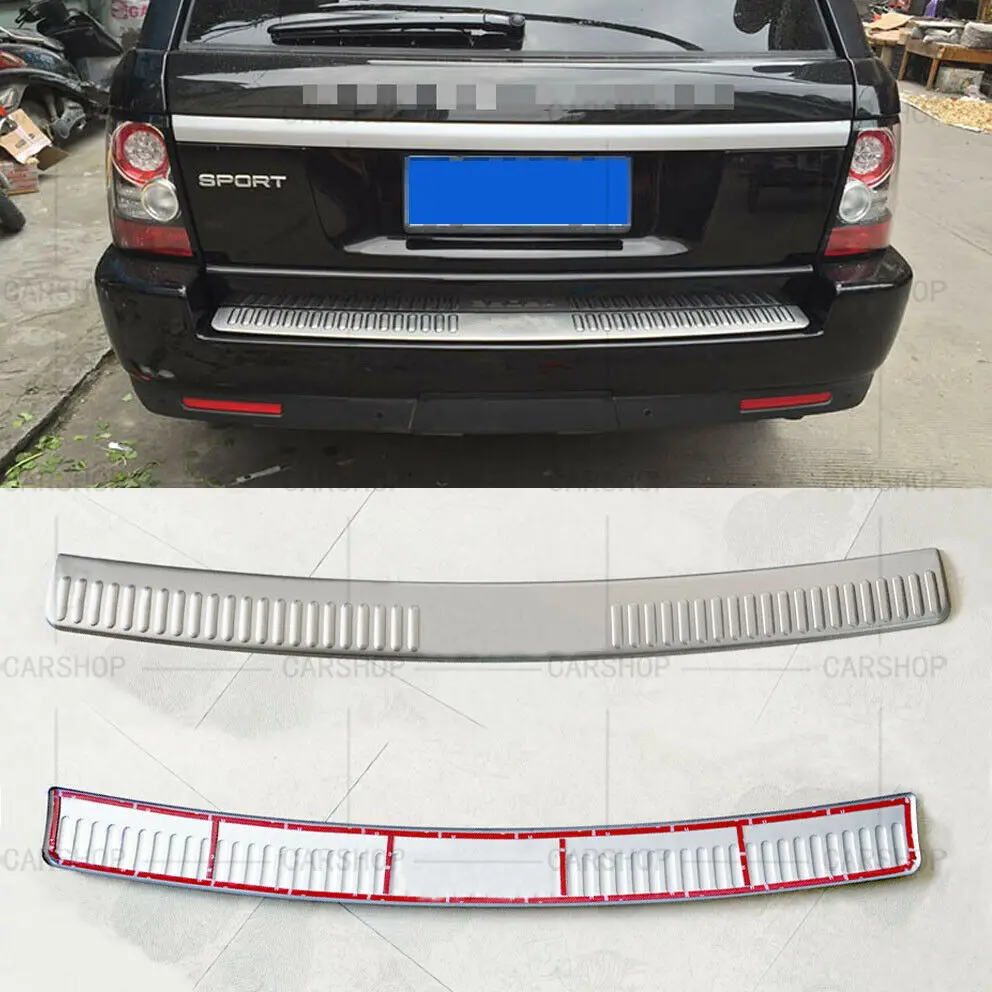Подходит для Range Rover Sport 2006-2013 заднего для багажника, бампера Защита Накладка порога гвардии 1 шт