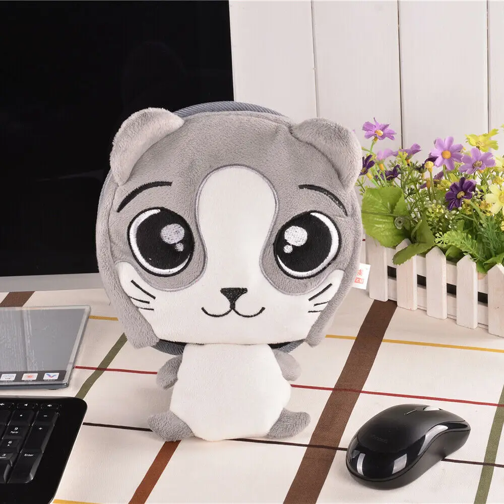 Мультяшный теплый зимний USB Коврик для мыши с подогревом коврик для мыши грелка рук Защита на запястье Рождественский подарок