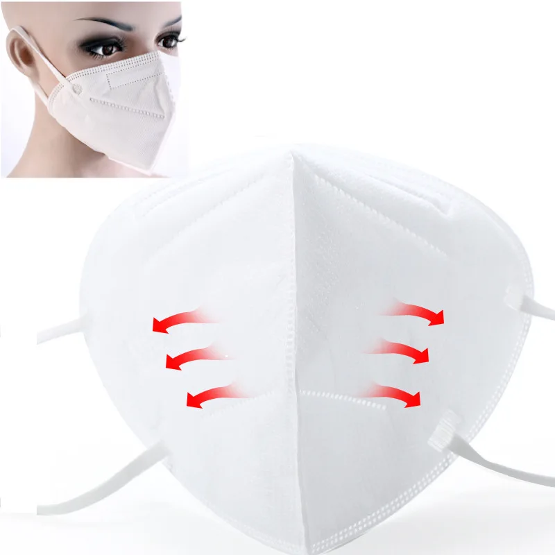 

1Pcs KN90 Protection Mask Filtration Cotton Face Mouth Mask Anti Bacterial Dust Protection 4 Filters against Droplet Mask Reuses